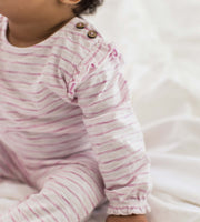 Slub Stripe Bodysuit Set